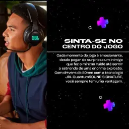 JBL Headset Gamer Quantum 610 Wireless - Preto — imagem 3