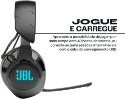 JBL Headset Gamer Quantum 610 Wireless - Preto — imagem 2