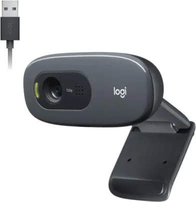 Webcam HD C270 MP Chamadas Gravações