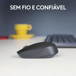Mouse sem fio Logitech M170 com Design Ambidestro Compacto — imagem 2