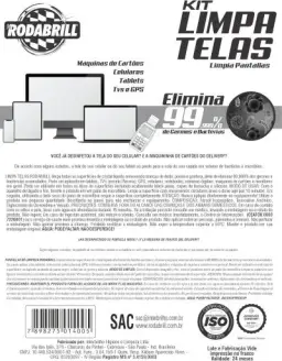 Kit Limpa Telas 100ml Rodabrill — imagem 5