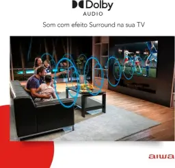 Smart TV Aiwa 32", Android, HD, Borda Ultrafina, HDR10 — imagem 3