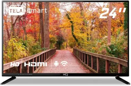 HQ Smart TV LED 24" HDMI USB WI-FI