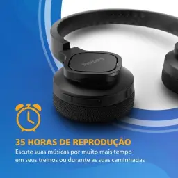 PHILIPS, Headphone Sport Bluetooth, TAA4216BK/00, Até 35 horas de bateria — imagem 2