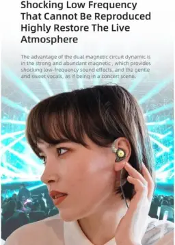 Fone de Ouvido KZ EDX Pro com Microfone - Cristal — imagem 7