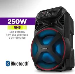 MONDIAL Caixa Amplificada Connect Partyplus, Preto, 250W RMS, Bivolt - CM-250 — imagem 2