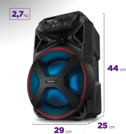 MONDIAL Caixa Amplificada Connect Partyplus, Preto, 250W RMS, Bivolt - CM-250 — imagem 6
