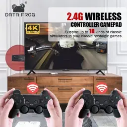 XUXL Consoles de Videogame, 4K 2,4G Wireless 10.000 jogos 32/64GB Retro Classic — imagem 2