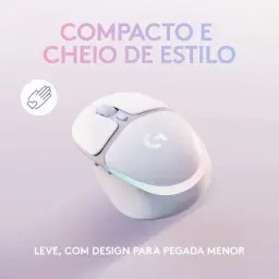 Mouse Gamer Sem Fio Logitech G705 LIGHTSPEED com RGB LIGHTSYNC, Design Compacto — imagem 2