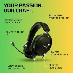HyperX Cloud Stinger 2 - Headset gamer (preto) — imagem 7