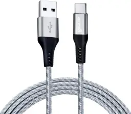 Geonav Cabo USB-C (tipo C) para USB, carregamento rápido, nylon trançado, 1,5MT — imagem 1
