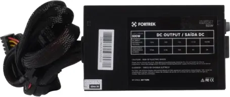 Fonte Gamer ATX 500W Crusader Preta Fortrek — imagem 3