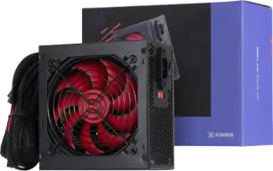 Fonte Gamer ATX 500W Crusader Preta Fortrek — imagem 1