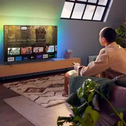 Smart TV Philips Ambilight 55" 4K 55PUG7908/78, Google TV, Comando de Voz — imagem 9