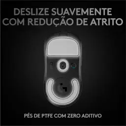 Mouse Gamer Sem Fio Logitech G PRO X SUPERLIGHT com Tecnologia LIGHTSPEED — imagem 6