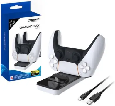 Carregador Duplo Para Controle Ps5 Suporte Carregamento Rápido Dualsense
