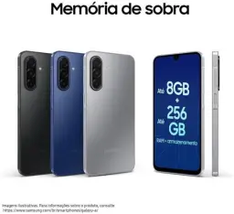 Celular Samsung Galaxy A17 5G, 256GB, 8GB, 50MP Tela 6.7" - Azul — imagem 8