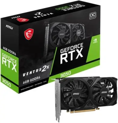 Placa Vídeo MSI NVIDIA Geforce RTX 3050