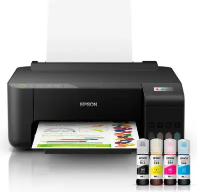 Impressora Epson EcoTank L1250 - Tanque de Tinta Colorida, Wi-Fi Direct