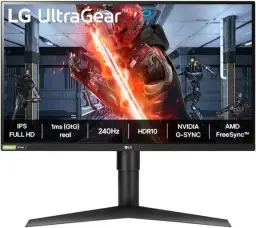 Monitor LG UltraGear 27GN750-27" IPS Full HD, 240Hz, 1ms (GtG), NVIDIA G-Sync — imagem 1