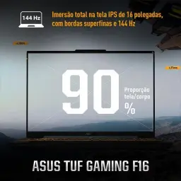 ASUS TUF Gaming F16 Intel Core 5, RTX 4050, 8 GB, 512 GB SSD, KeepOS,16.0'' FHD — imagem 4