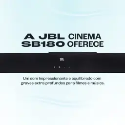 JBL, Soundbar, Bluetooth, Cinema SB180, 2.1 Canais, Subwoofer de 6,5" Sem Fio — imagem 2