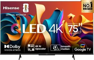 Hisense Smart TV UHD 4K QLED 75" Polegadas 75Q6N Google TV com HDR10+ — imagem 2