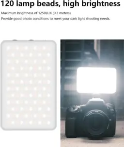 Luz de vídeo ULANZI VL120 RGB, Luzes de vídeo de bolso LED On-Camera — imagem 6