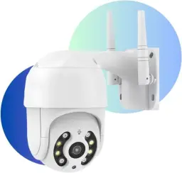Câmera de Segurança Ip Wifi Hd 1080p A8 Câmera Icsee Visão Noturna — imagem 2