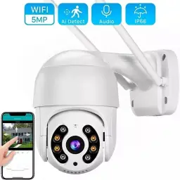 Câmera de Segurança Ip Wifi Hd 1080p A8 Câmera Icsee Visão Noturna — imagem 3