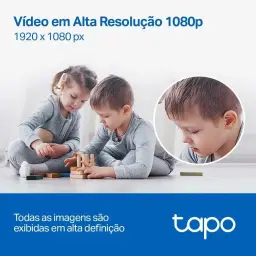Camera de Segurança Wi-Fi 360º, 1080p Full HD TP-Link Tapo C200, Visão Noturna — imagem 3