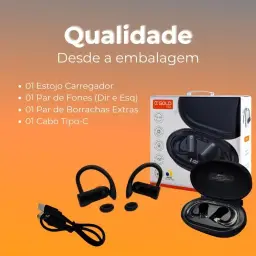 Fone de Ouvido, Bluetooth 5.4, IPX5 à Prova D'Água, 45h de Bateria — imagem 10