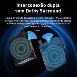 Caixa de Som, inava, Go-4 Pro, Bluetooth, Portátil,12h de reprodução — imagem 4