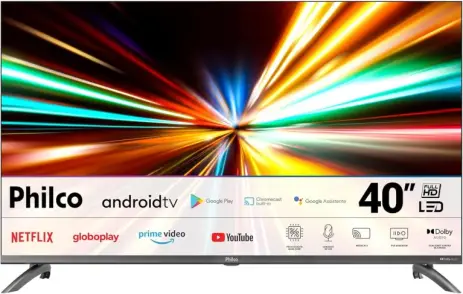 Smart TV 40" Philco LED Android TV Dolby Audio PTV40M9GACGB