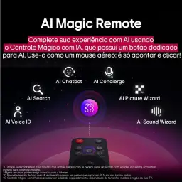 Smart TV 4K 65" LG UHD 65UA85 Processador α7 AI Ger8 4K Super Upscaling Google — imagem 6