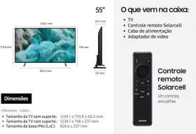 Samsung Vision AI TV 55" QLED Ultra 4K Q7F 2025, Pontos Quânticos — imagem 9