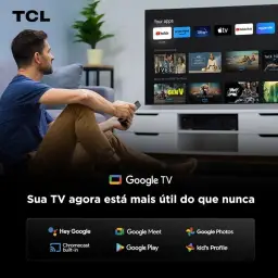 Smart TV TCL 55 Polegadas QLED Mini LED 4K C6K WiFi Bluetooth Google TV 4 HDMI — imagem 3