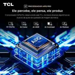 Smart TV TCL 55 Polegadas QLED Mini LED 4K C6K WiFi Bluetooth Google TV 4 HDMI — imagem 4