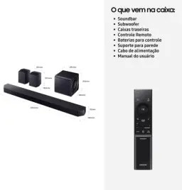 Soundbar Série Q HW-Q990F 11.1.4 canais Subwoofer e Caixas traseiras 2025 — imagem 8