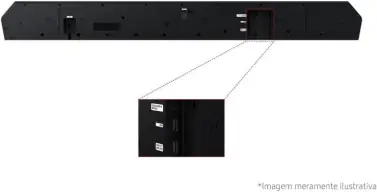 Soundbar Samsung HW-Q800F, com 5.1.2 canais, Dolby Atmos® sem fio — imagem 5