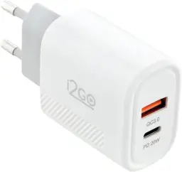 Carregador de Parede Ultra Rápido com 1 Saída USB-C Power Delivery 20W + 1 — imagem 1