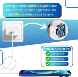 Carregador 25w Turbo Para iPhone 8 X Xr 11 12 13 14 Pro Max Fonte Usb C — imagem 4