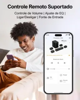 ULTIMEA Soundbar 7.1 Canal com Dolby Atmos, Sistema Home Theater 3D Surround — imagem 8