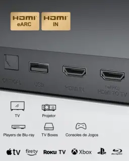 ULTIMEA Soundbar 7.1 Canal com Dolby Atmos, Sistema Home Theater 3D Surround — imagem 6