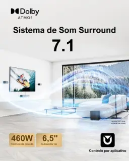 ULTIMEA Soundbar 7.1 Canal com Dolby Atmos, Sistema Home Theater 3D Surround — imagem 2