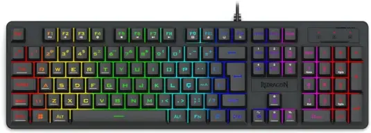 Teclado Membrana Gamer Redragon Netherbane K521-RGB USB Preto — imagem 1