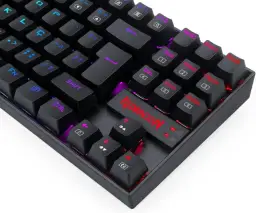 Teclado Magnético Gamer Redragon Kumara PRO K552RGB USB RGB Preto Switch Marrom — imagem 7