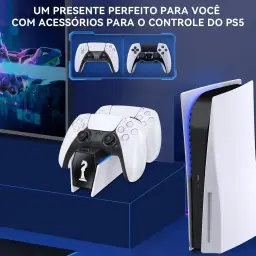 Estação de Carregamento PS5, Estação de Carregamento para Controle de — imagem 2