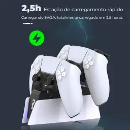 Estação de Carregamento PS5, Estação de Carregamento para Controle de — imagem 3