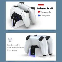 Estação de Carregamento PS5, Estação de Carregamento para Controle de — imagem 4